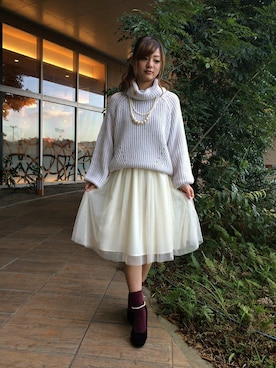 INGNI（イング）さん（レディース・151cm）の冬コーディネート