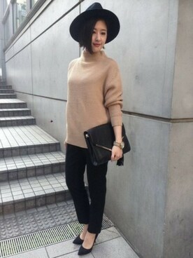 INGNI(イング)さん(レディース・155cm)の冬コーディネート