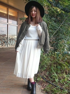 INGNI（イング）さん（レディース・151cm）の冬コーディネート