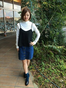 INGNI（イング）さん（レディース・151cm）の冬コーディネート