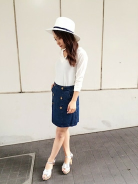 INGNI（イング）さん（レディース・154cm）の春コーディネート