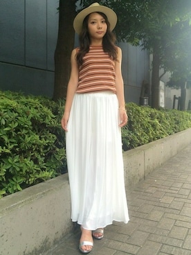 INGNI（イング）さん（レディース・154cm）の夏コーディネート