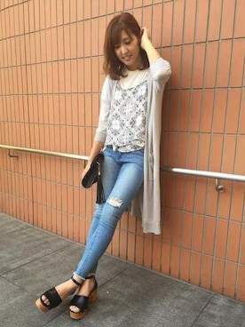 INGNI（イング）さん（レディース・165cm）の夏コーディネート