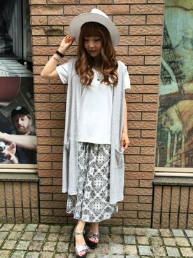 INGNI（イング）さん（レディース・152cm）の夏コーディネート