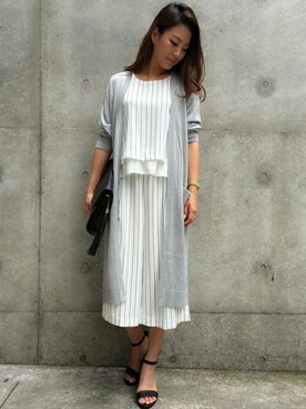 「INGNI（イング）のアイテム（つなぎ/オールインワン）」を使った、INGNI（イング）さん（レディース・160cm）の夏コーディネート