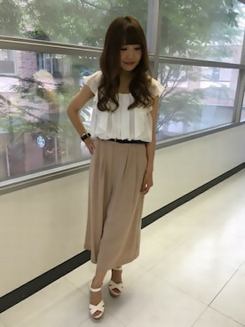 INGNI（イング）さん（レディース・151cm）の夏コーディネート