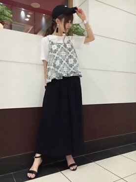 INGNI（イング）さん（レディース・158cm）の夏コーディネート