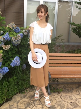 INGNI（イング）さん（レディース・161cm）の夏コーディネート