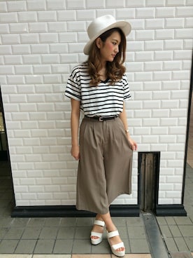INGNI（イング）さん（レディース・160cm）の夏コーディネート