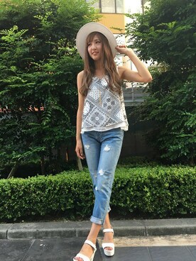 INGNI（イング）さん（レディース・165cm）の夏コーディネート