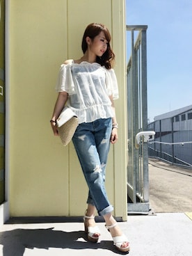 INGNI（イング）さん（レディース・151cm）の夏コーディネート