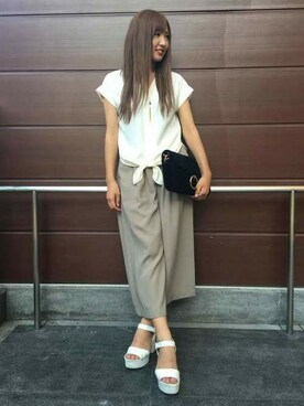 INGNI（イング）さん（レディース・165cm）の夏コーディネート