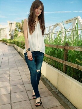 INGNI（イング）さん（レディース・158cm）の夏コーディネート