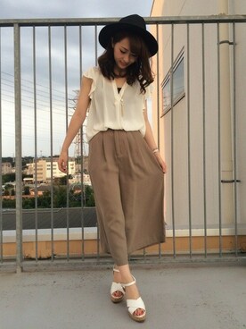 INGNI（イング）さん（レディース・151cm）の夏コーディネート