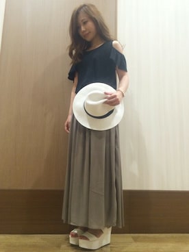 INGNI（イング）さん（レディース・155cm）の夏コーディネート