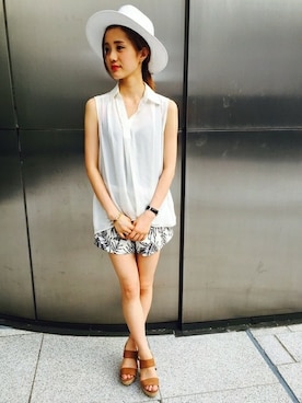 INGNI（イング）さん（レディース・153cm）の夏コーディネート