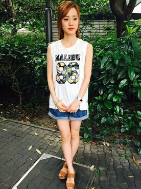 INGNI（イング）さん（レディース・153cm）の夏コーディネート