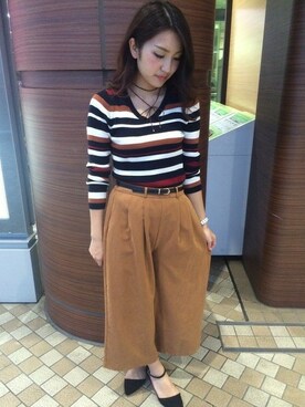 INGNI（イング）さん（レディース・160cm）の秋コーディネート