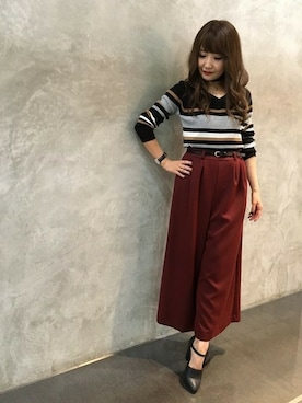 INGNI（イング）さん（レディース・151cm）の秋コーディネート