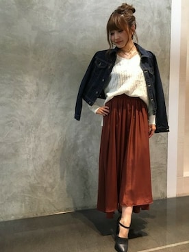 INGNI（イング）さん（レディース・151cm）の秋コーディネート