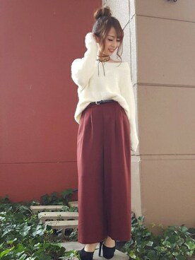 INGNI（イング）さん（レディース・151cm）の秋コーディネート