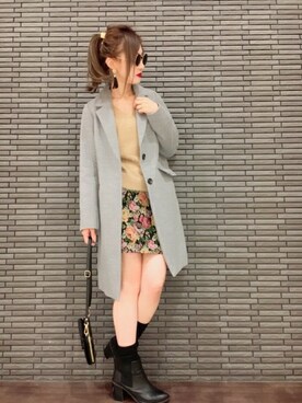 INGNI（イング）さん（レディース・158cm）の冬コーディネート