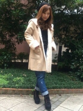 INGNI（イング）さん（レディース・155cm）の冬コーディネート
