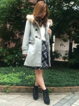 INGNI（イング）さん（レディース・155cm）の冬コーディネート