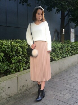 INGNI（イング）さん（レディース・154cm）の冬コーディネート