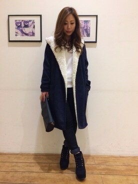 INGNI（イング）さん（レディース・155cm）の冬コーディネート