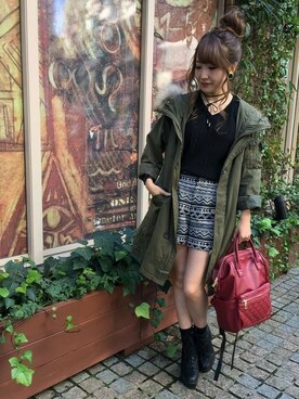 INGNI（イング）さん（レディース・151cm）の冬コーディネート