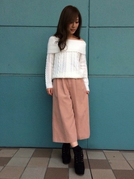 INGNI（イング）さん（レディース・155cm）の冬コーディネート