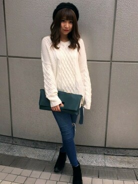 INGNI（イング）さん（レディース・160cm）の冬コーディネート