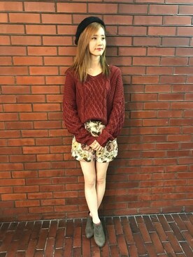 INGNI（イング）さん（レディース・153cm）の冬コーディネート