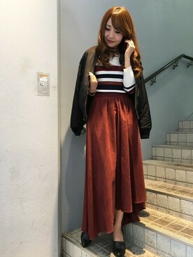 INGNI（イング）さん（レディース・151cm）の冬コーディネート