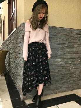 INGNI（イング）さん（レディース・158cm）の冬コーディネート