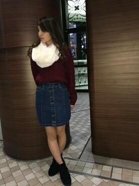 INGNI（イング）さん（レディース・160cm）の冬コーディネート