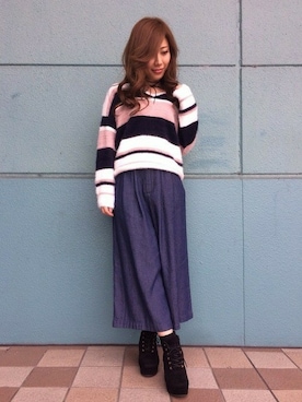 INGNI（イング）さん（レディース・155cm）の冬コーディネート