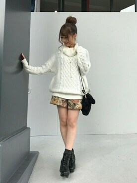 INGNI（イング）さん（レディース・151cm）の冬コーディネート