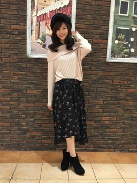 INGNI（イング）さん（レディース・164cm）の冬コーディネート