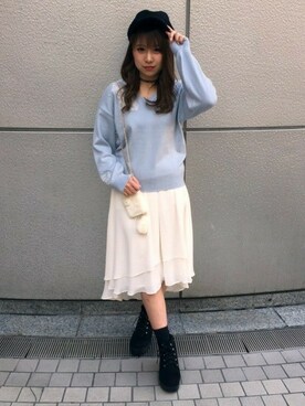 INGNI（イング）さん（レディース・160cm）の冬コーディネート