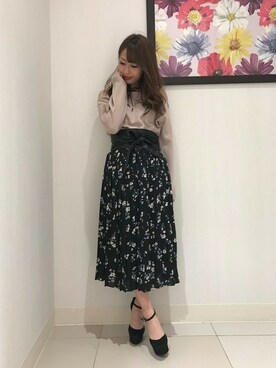 INGNI（イング）さん（レディース・151cm）の冬コーディネート