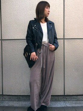 INGNI（イング）さん（レディース・160cm）の冬コーディネート