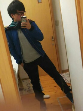 「present（プレゼント）のアイテム（アクセサリー）」を使った、なおやさん（メンズ・165cm）の冬コーディネート