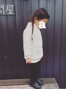 「babyGAP（babyGAP）のアイテム（シューズ）」を使った、Aimmyさん（キッズ・90cm）の秋コーディネート