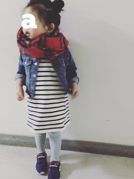 Aimmyさん（キッズ・90cm）の冬コーディネート