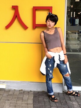 「AMERI」｜「アイテム（腕時計）」を使った、_____REŃEEW____さん（レディース・162cm）の秋コーディネート