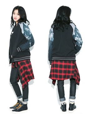 「model」｜AMON_movementさん（レディース・170cm）の冬コーディネート