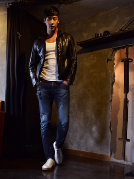 「model」｜AMON_movementさん（メンズ・188cm）の春コーディネート