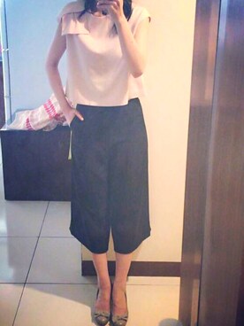 「FayMay（フェイメイ）のアイテム」を使った、Sayuさん（レディース・163cm）の秋コーディネート